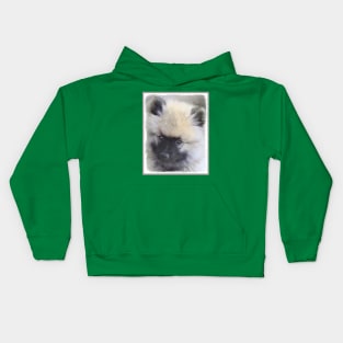 Keeshond Puppy Kids Hoodie